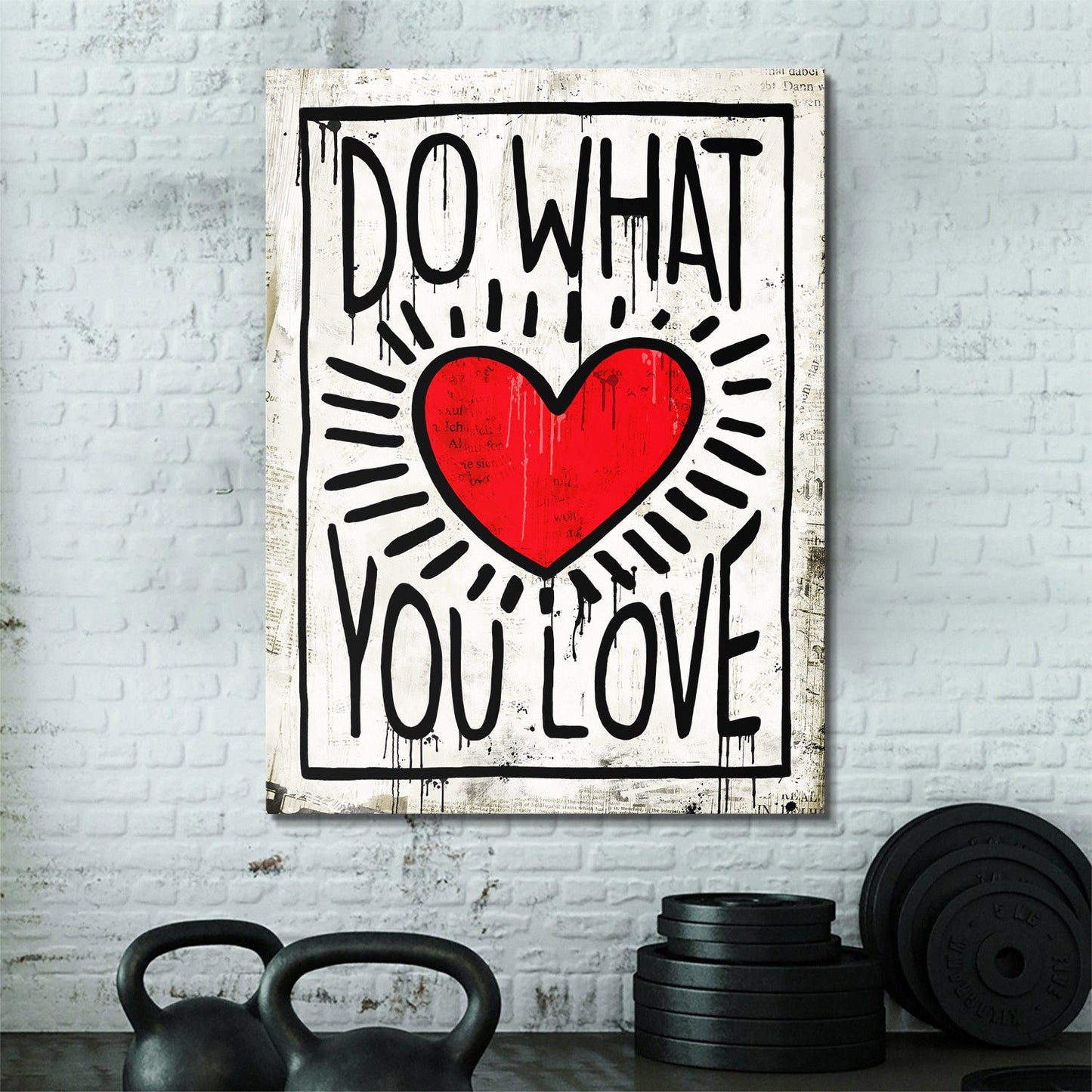 Do What You Love canvas art