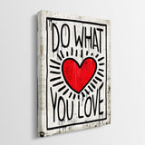 Do What You Love canvas wall art
