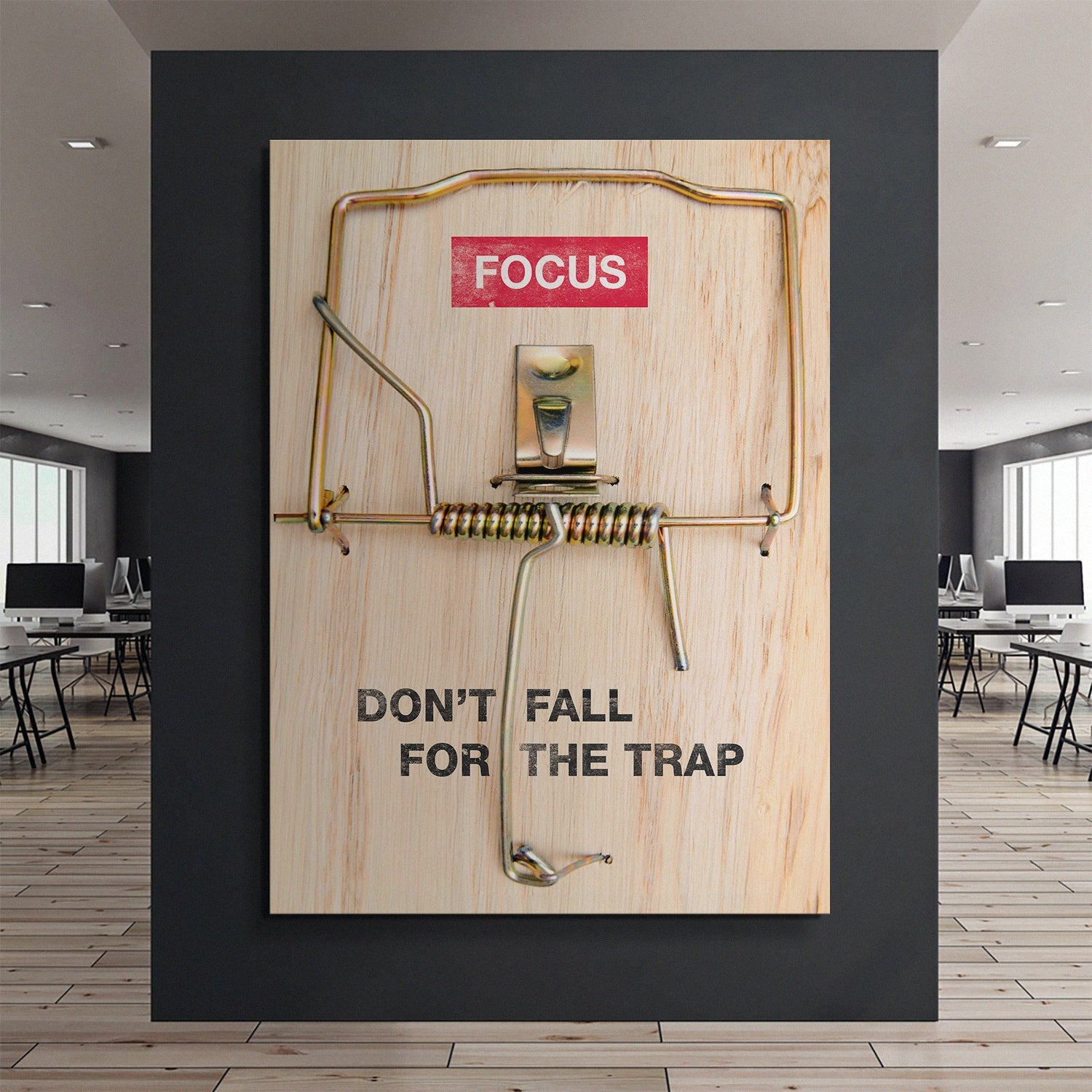 Don't Fall For The Trap canvas art