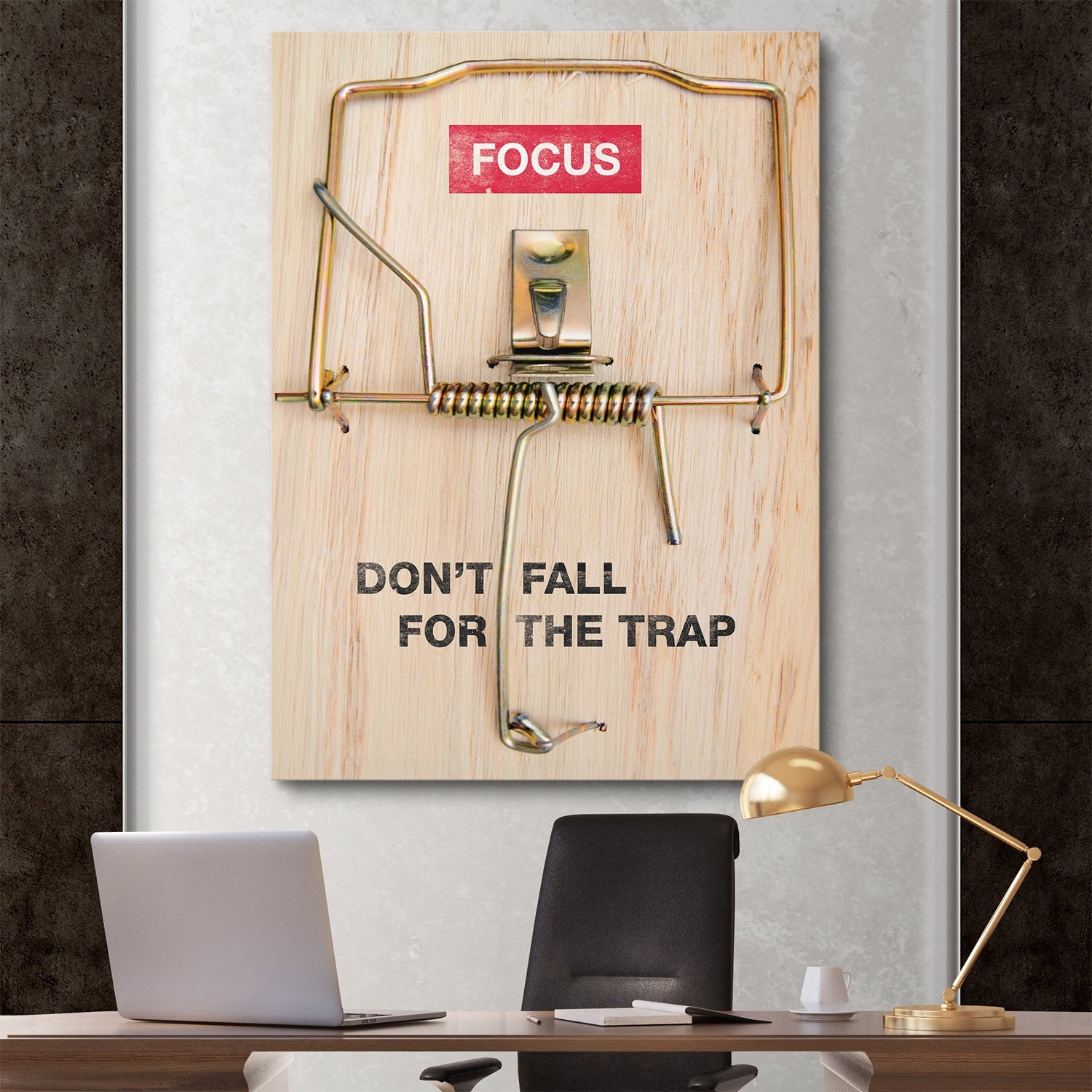 Don't Fall For The Trap canvas art