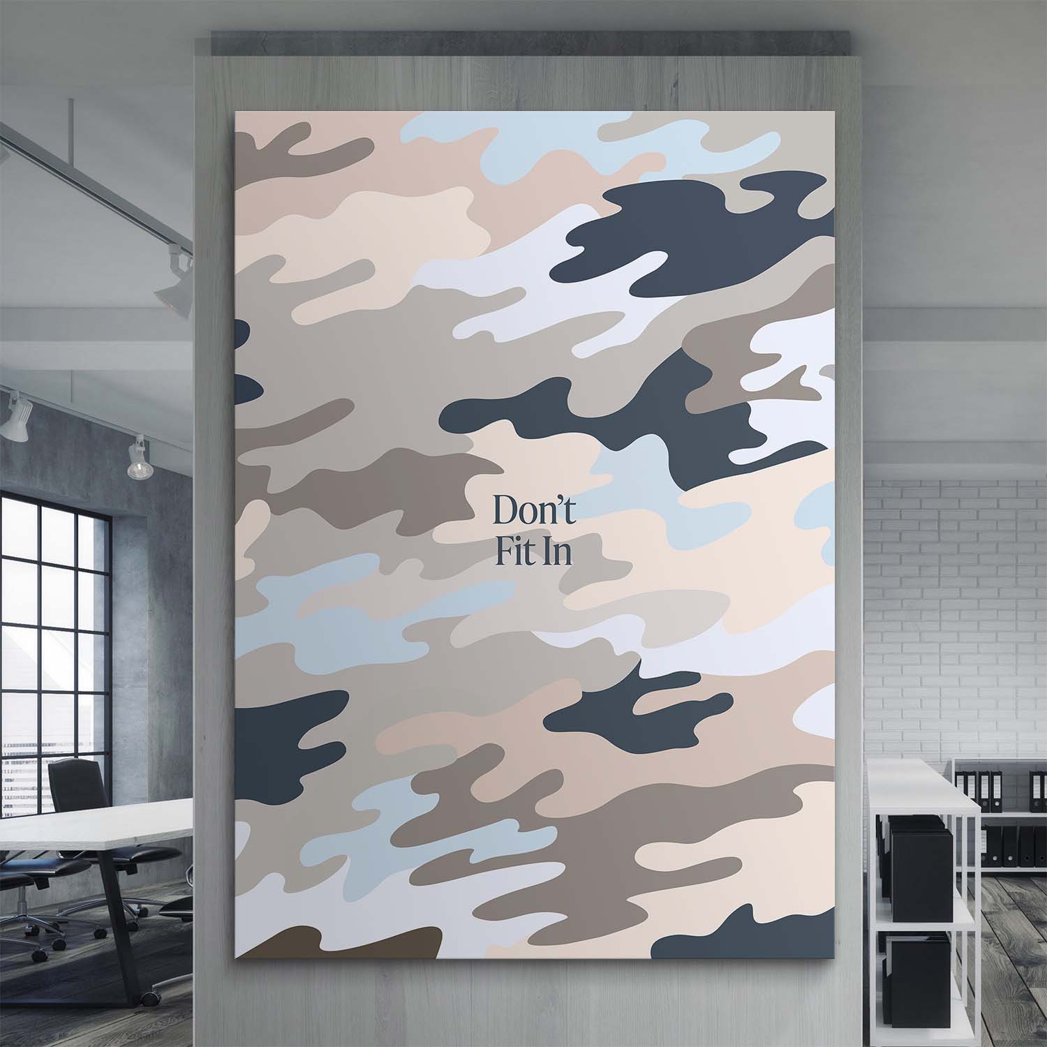 Don't Fit In canvas art