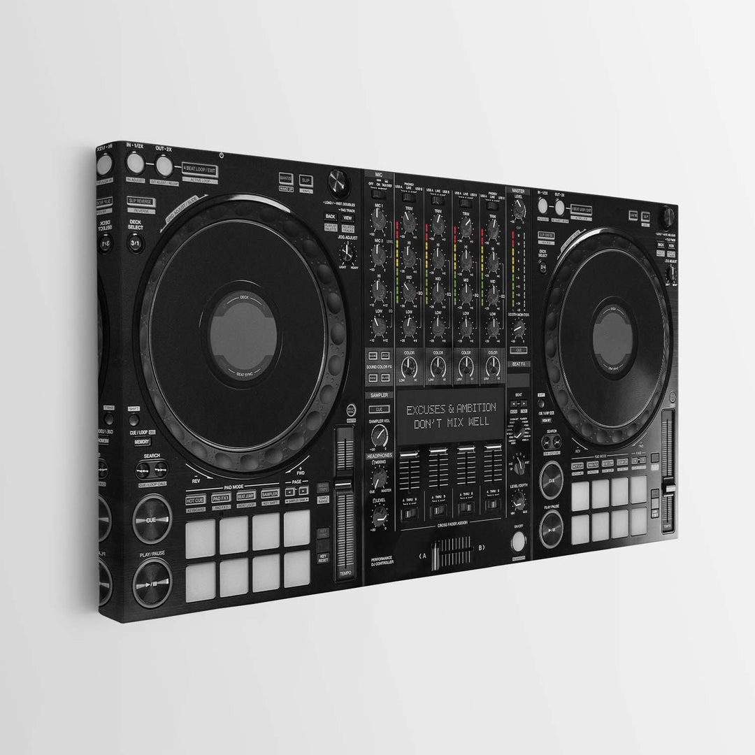Don't Mix Well canvas wall art
