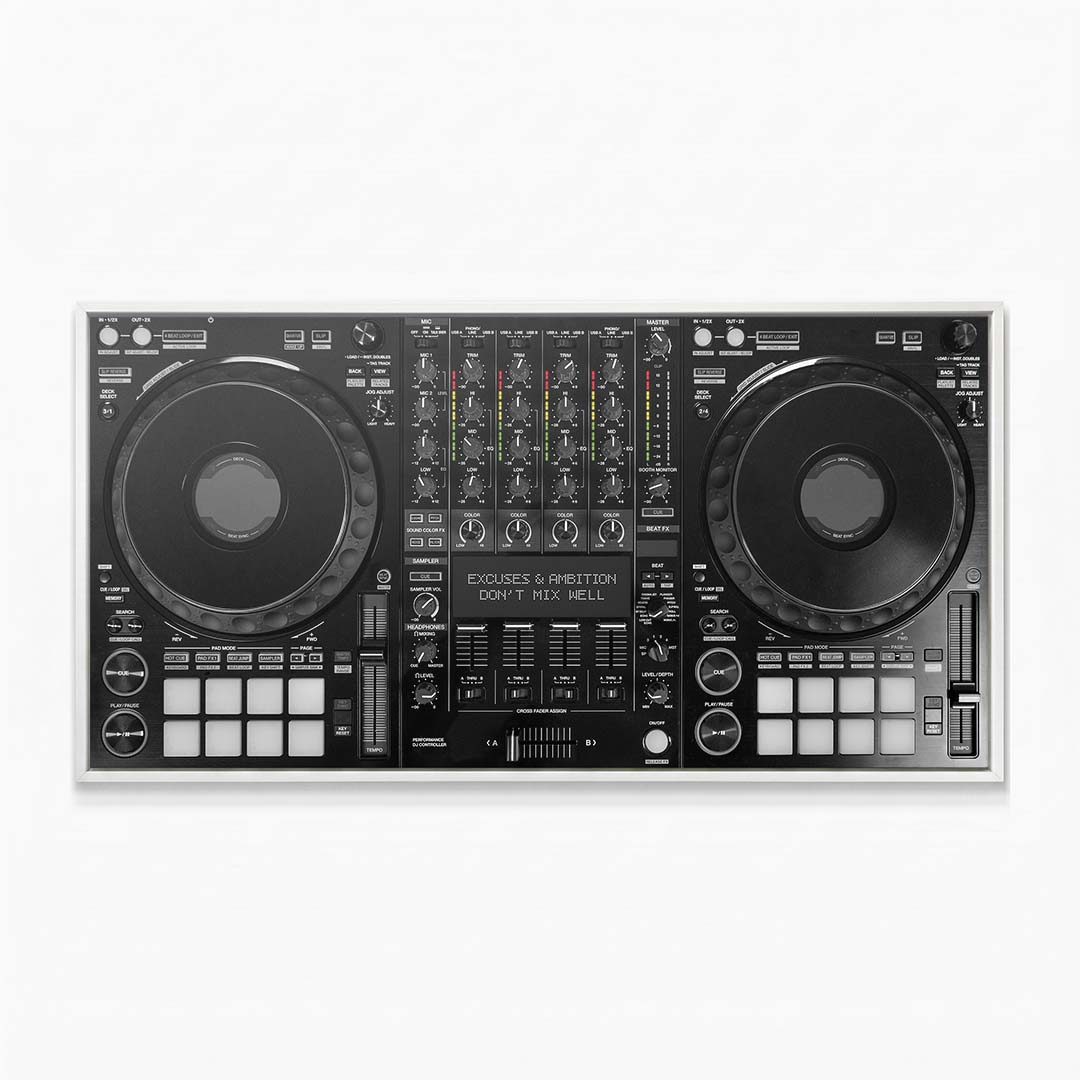 Don't Mix Well canvas wall art