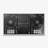 Don't Mix Well DJ controller canvas in a white floating frame