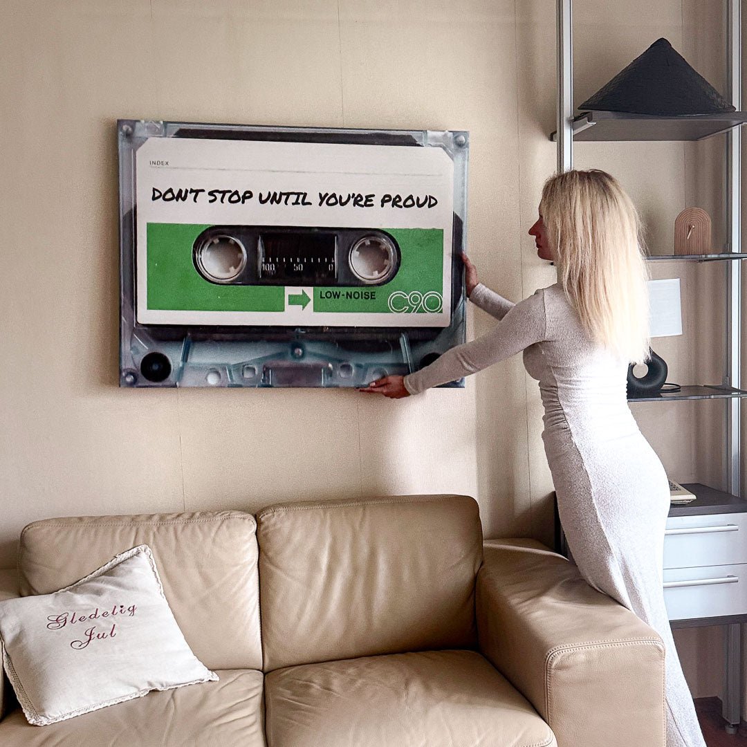 Don't Stop Until You Are Proud canvas art