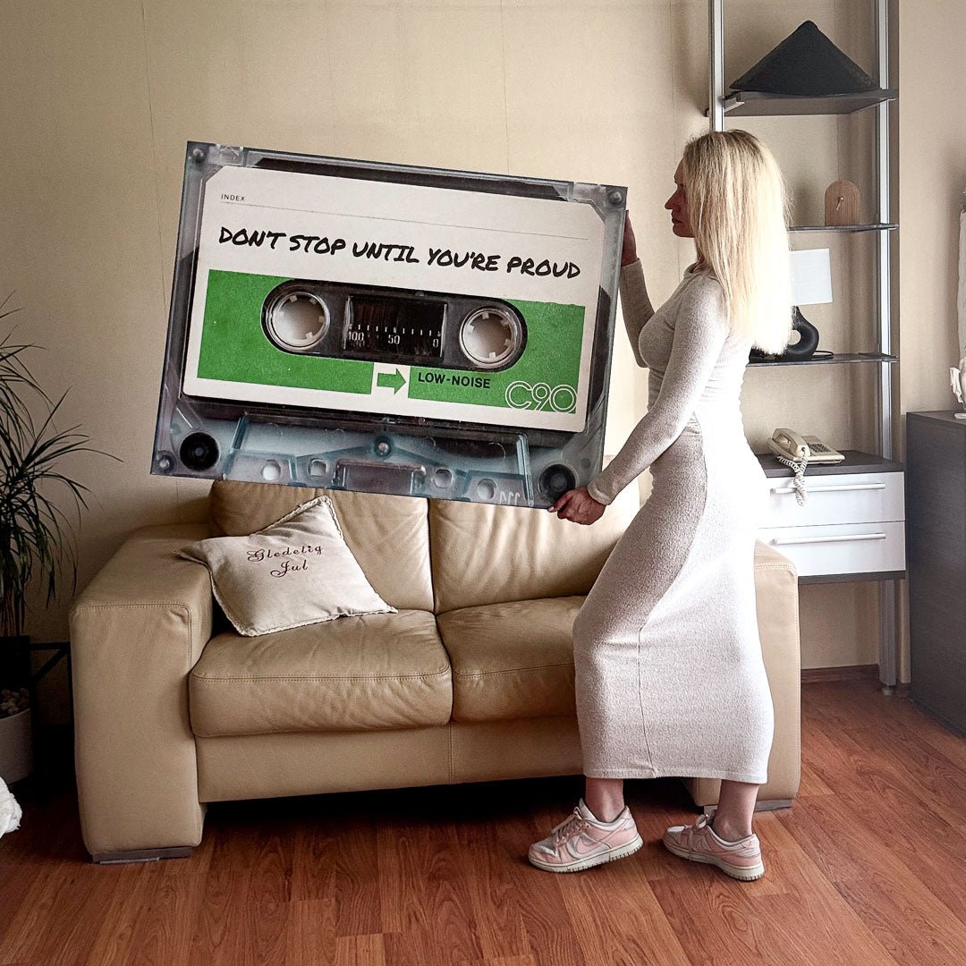Don't Stop Until You Are Proud canvas art