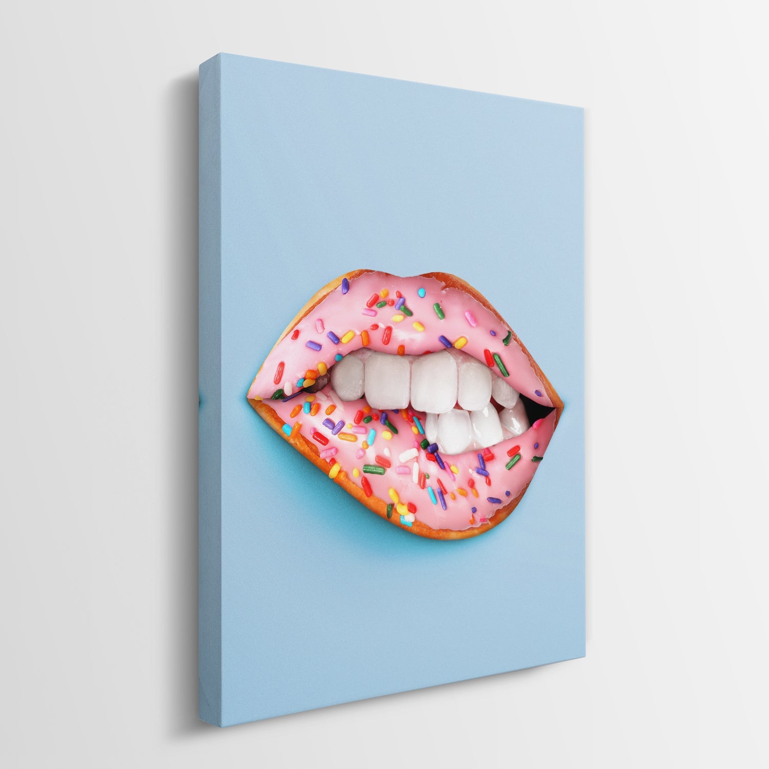 Donut Lips canvas art