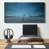 Dream Bigger Than Your Doubts canvas wall art