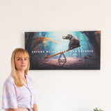 Dreams Weigh More Than Excuses canvas wall art