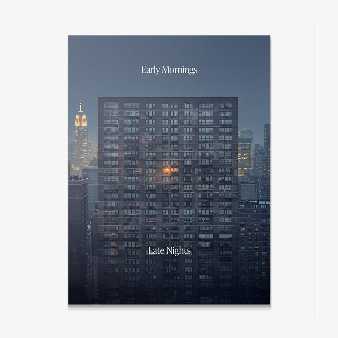 Early Mornings Late Nights (Office) canvas wall art