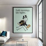 Early Mornings canvas wall art