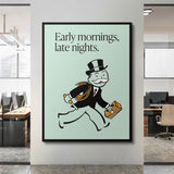 Early Mornings canvas wall art