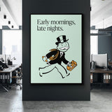 Early Mornings canvas wall art