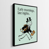 Early Mornings canvas wall art