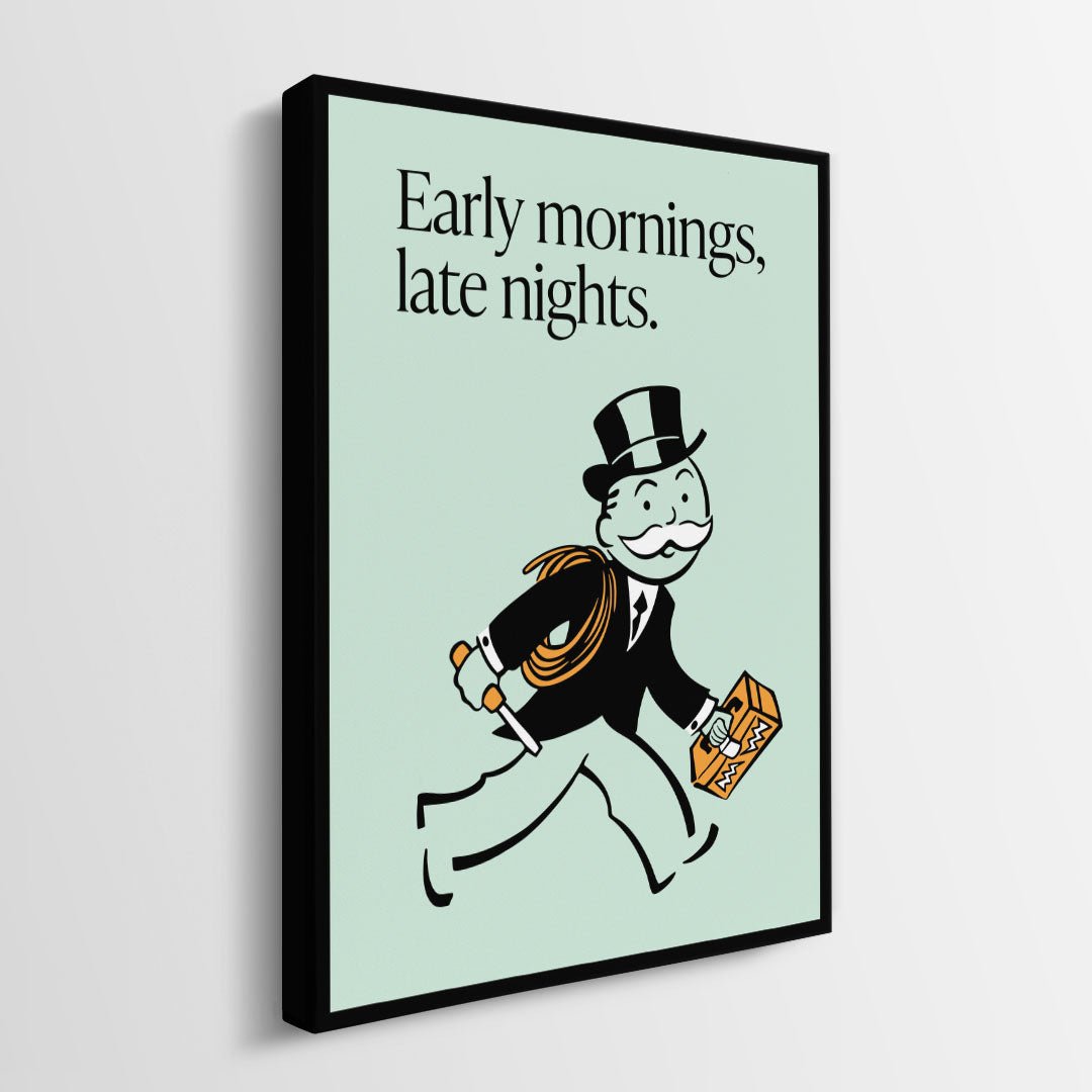 Early Mornings canvas wall art