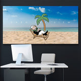 Earn The View canvas wall art