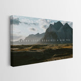 Every Level Requires A New You canvas wall art