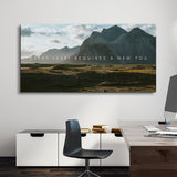 Every Level Requires A New You canvas wall art