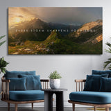 Every Storm Sharpens Your Edge canvas wall art