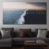 Every Storm Will Pass canvas wall art