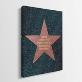 Fame canvas wall art