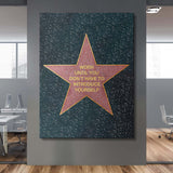 Fame canvas wall art