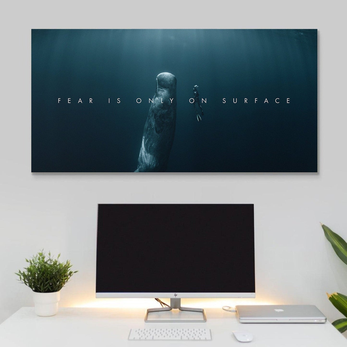 Fear Is Only On Surface canvas art