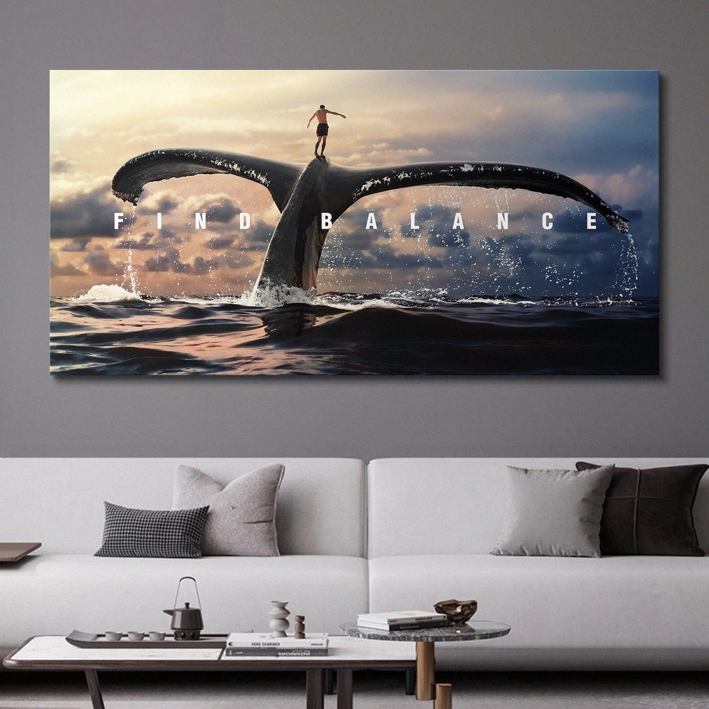 Find Balance canvas art