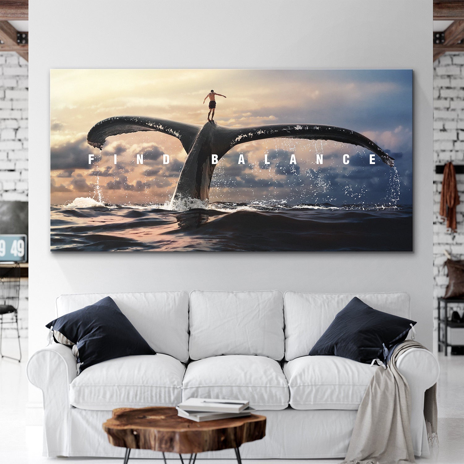 Find Balance canvas art