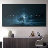 Find Your Light canvas wall art