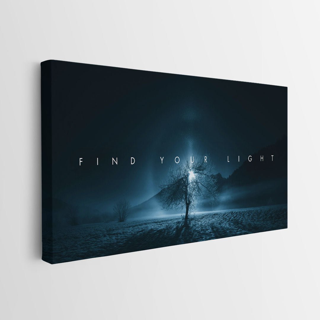 Find Your Light canvas wall art