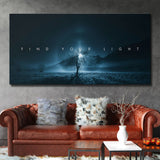 Find Your Light canvas wall art