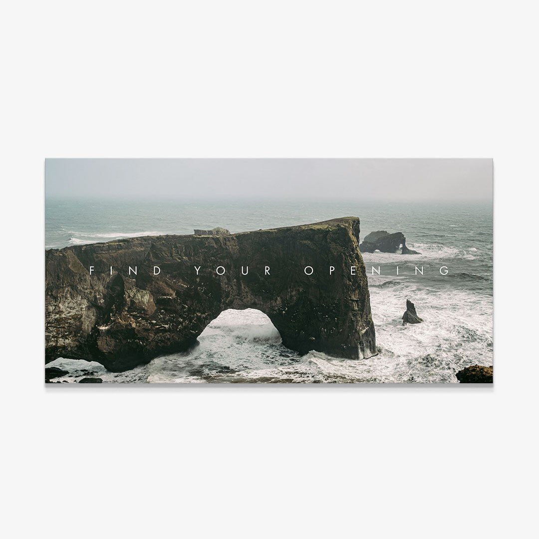 Find Your Opening canvas art