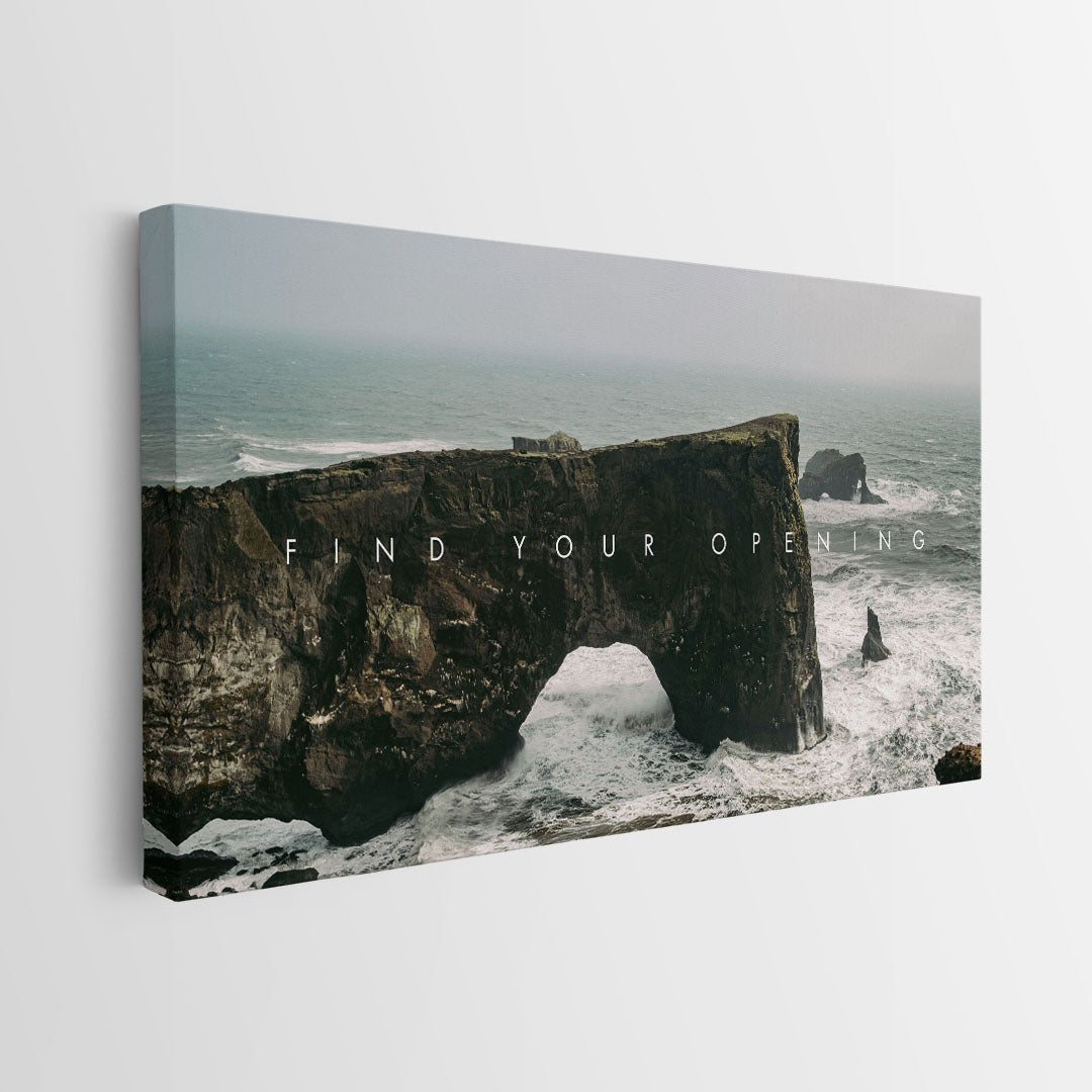 Find Your Opening canvas art