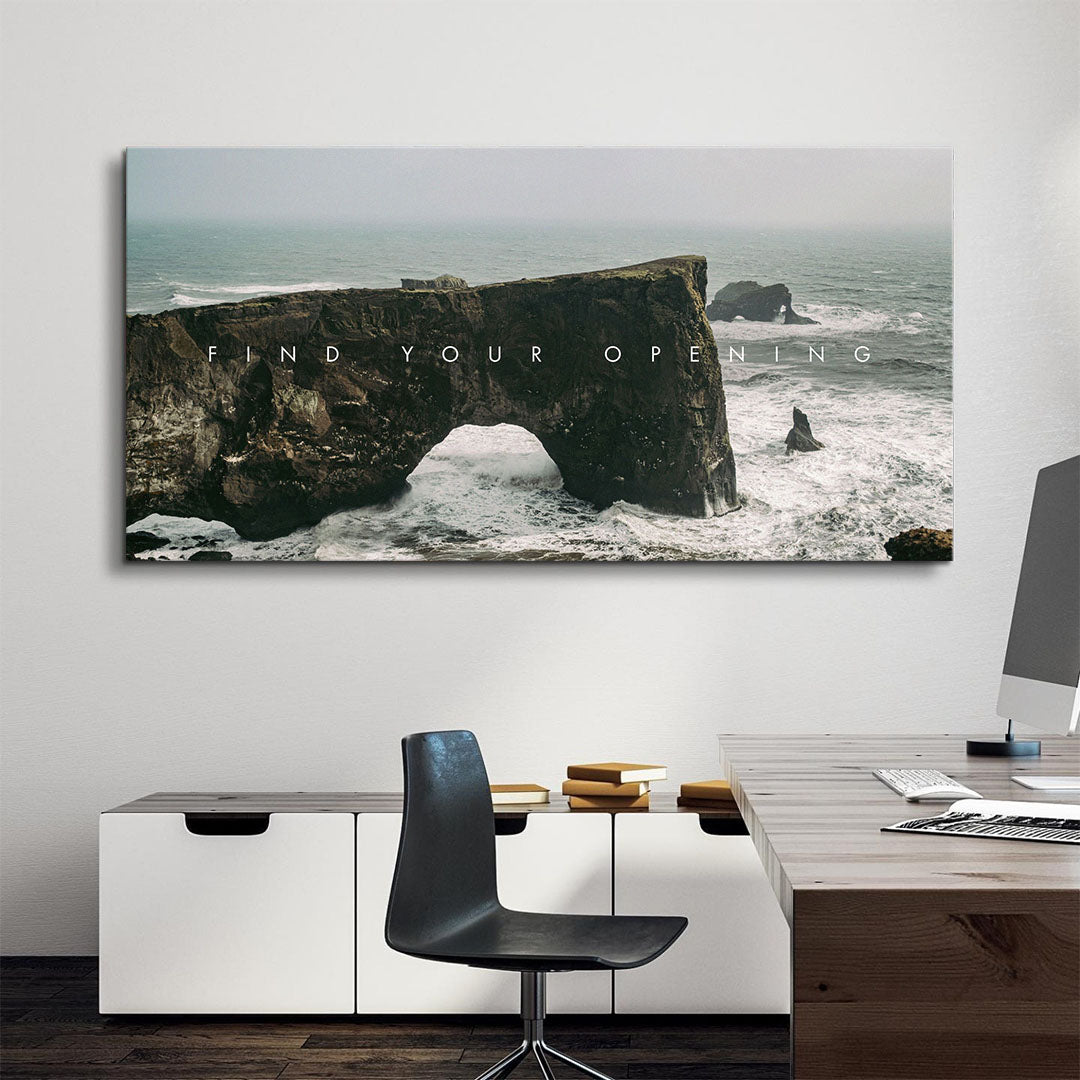 Find Your Opening canvas art
