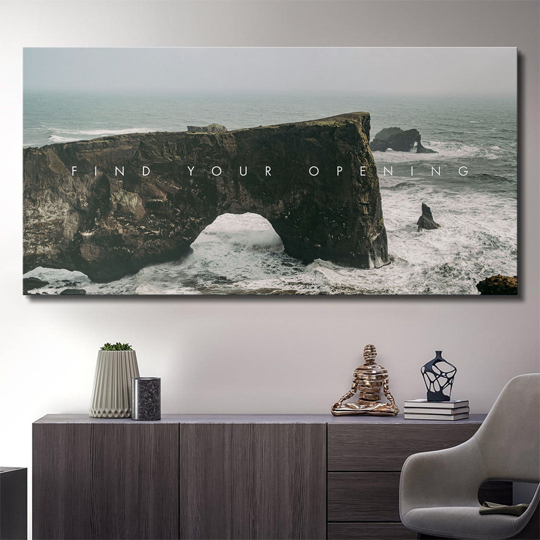 Find Your Opening canvas art