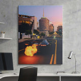 Fire Lane Aventador canvas wall art