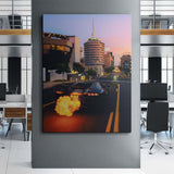 Fire Lane Aventador canvas wall art