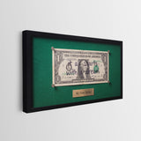 First Dollar gallery wrapped canvas, side view