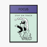 Focus canvas wall art