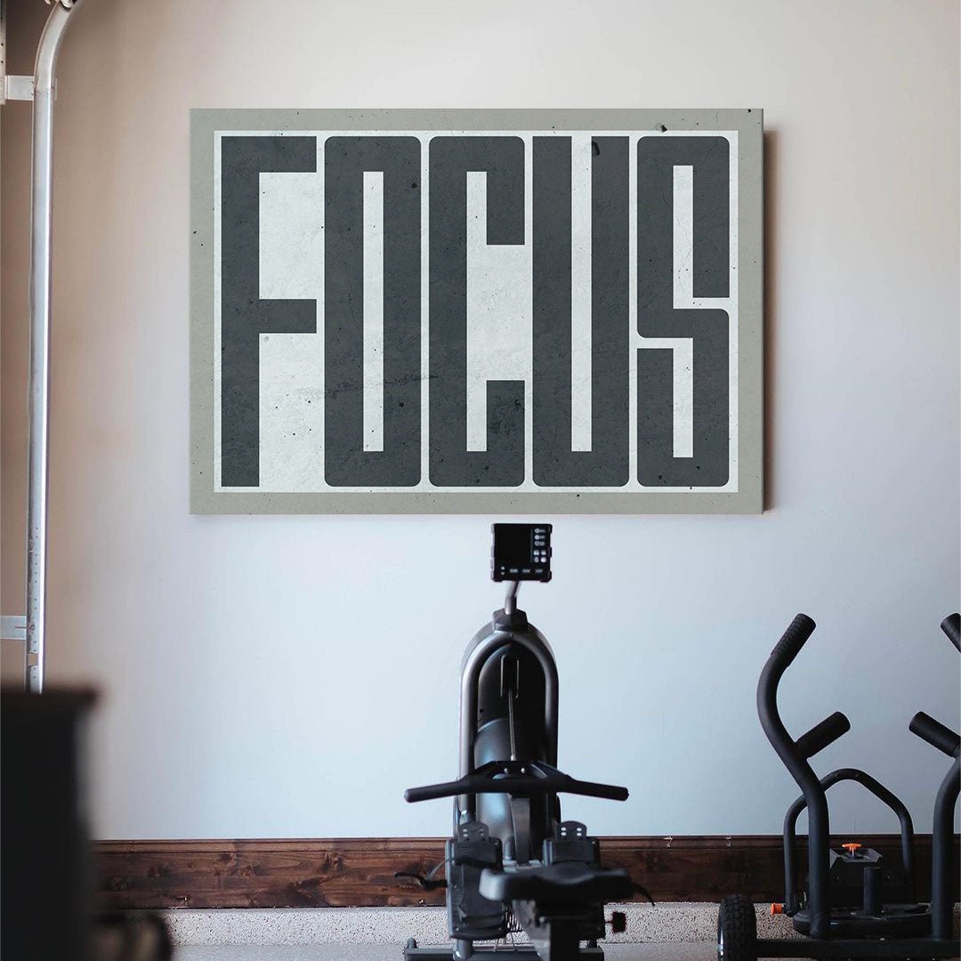 Focus canvas art