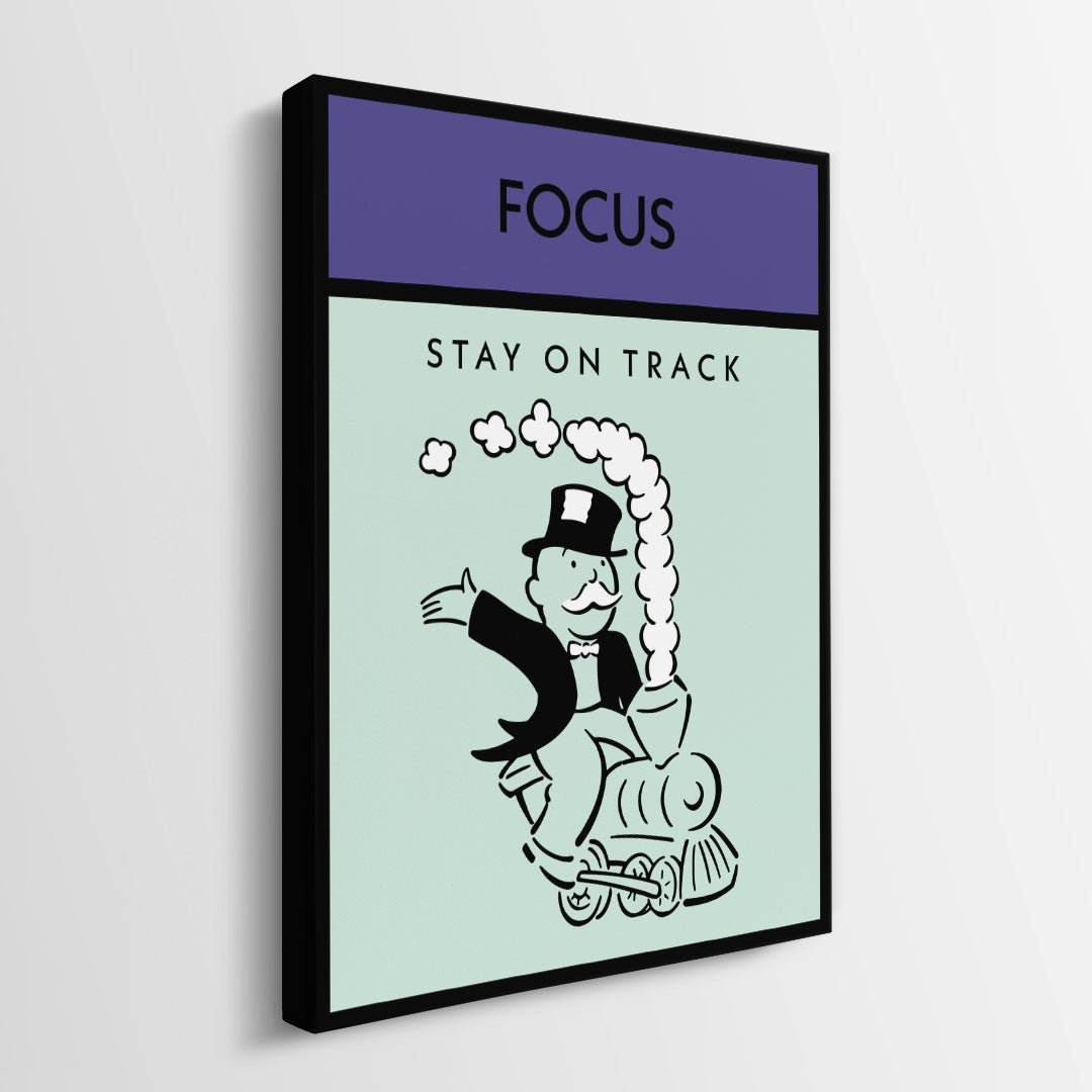 Focus canvas wall art
