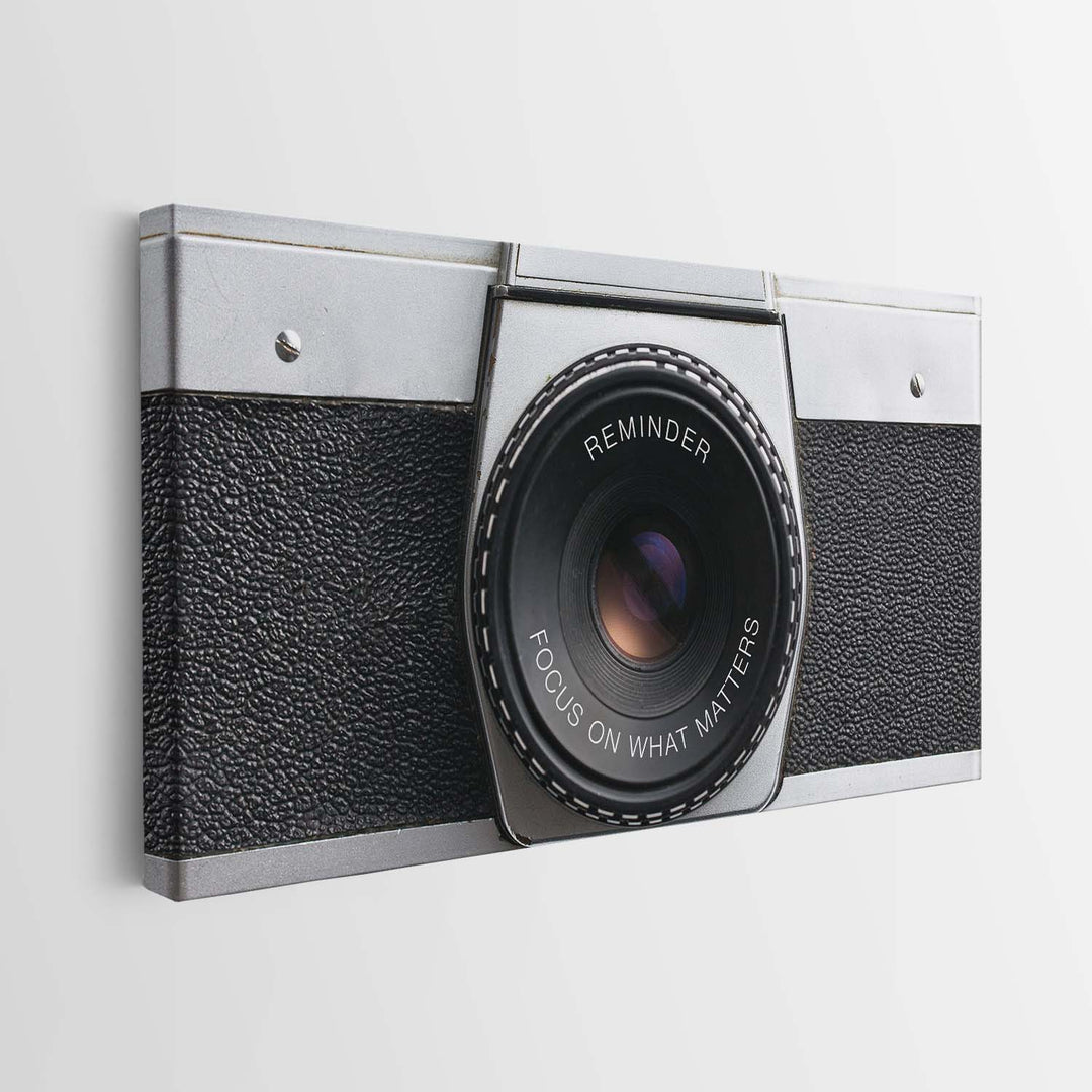Focus On What Matters canvas wall art