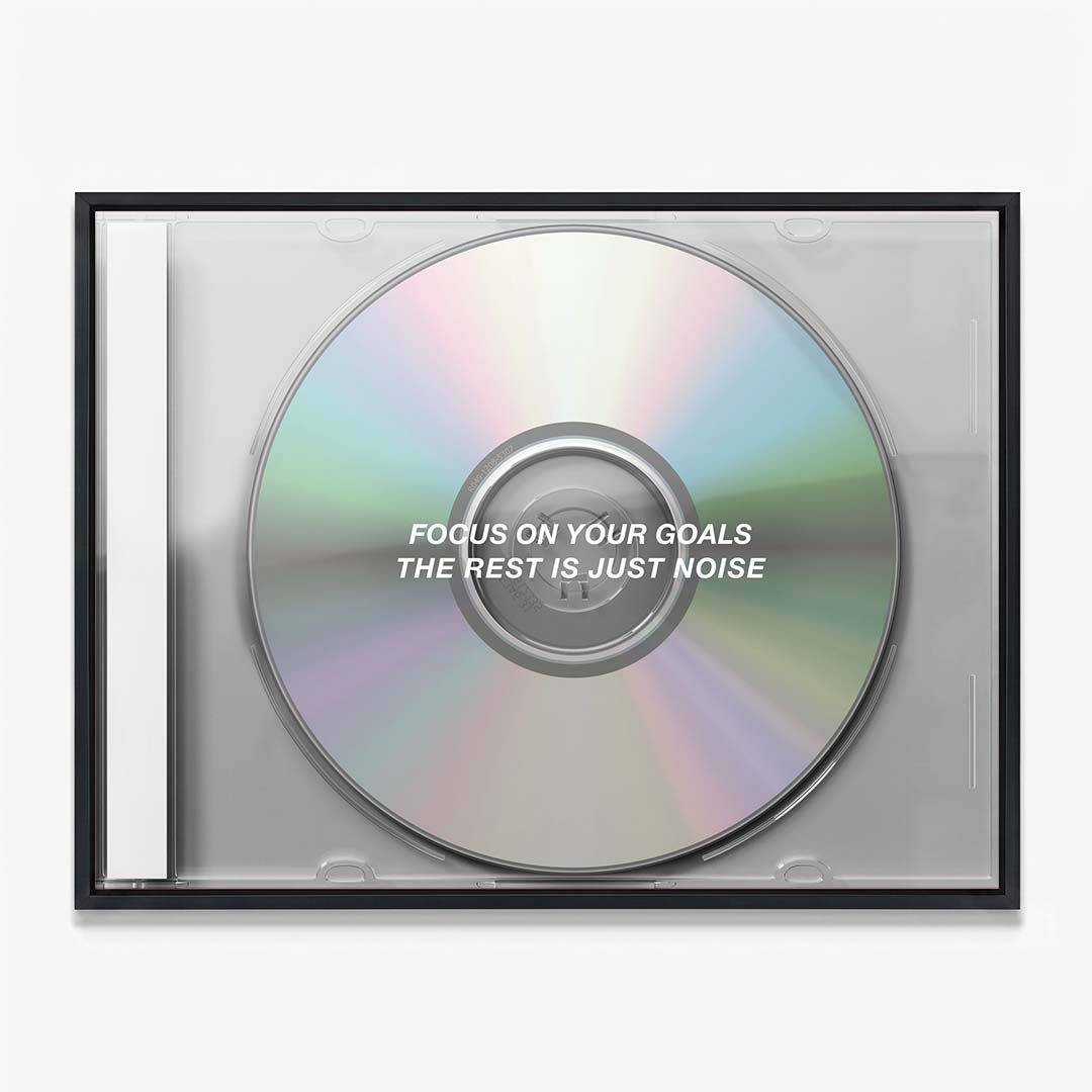 Focus On Your Goals canvas wall art