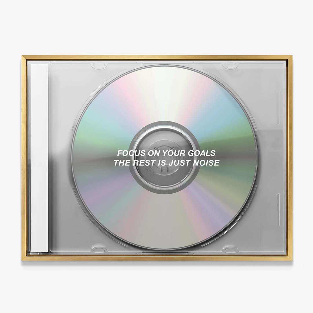Focus On Your Goals canvas wall art