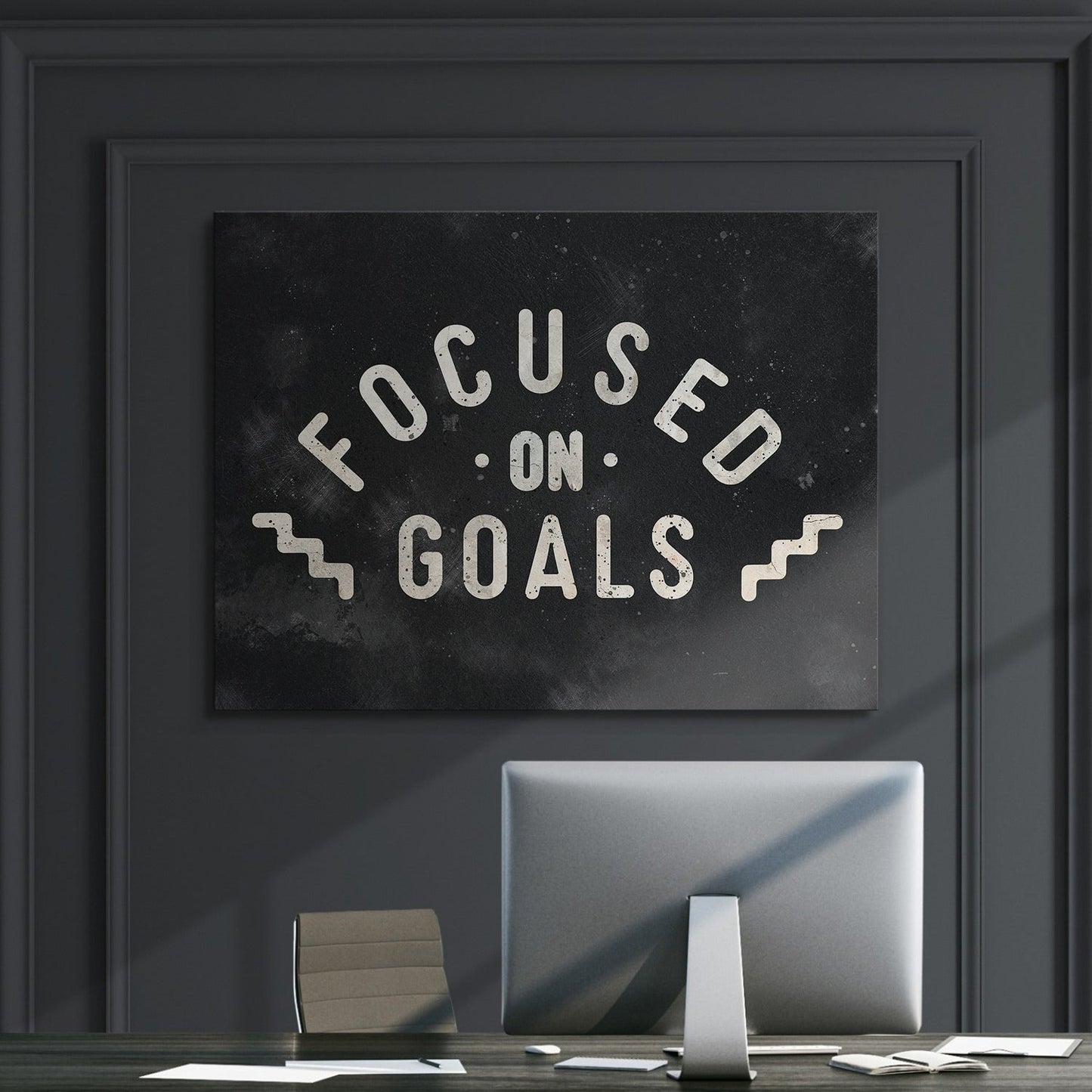 Focused On Goals canvas art