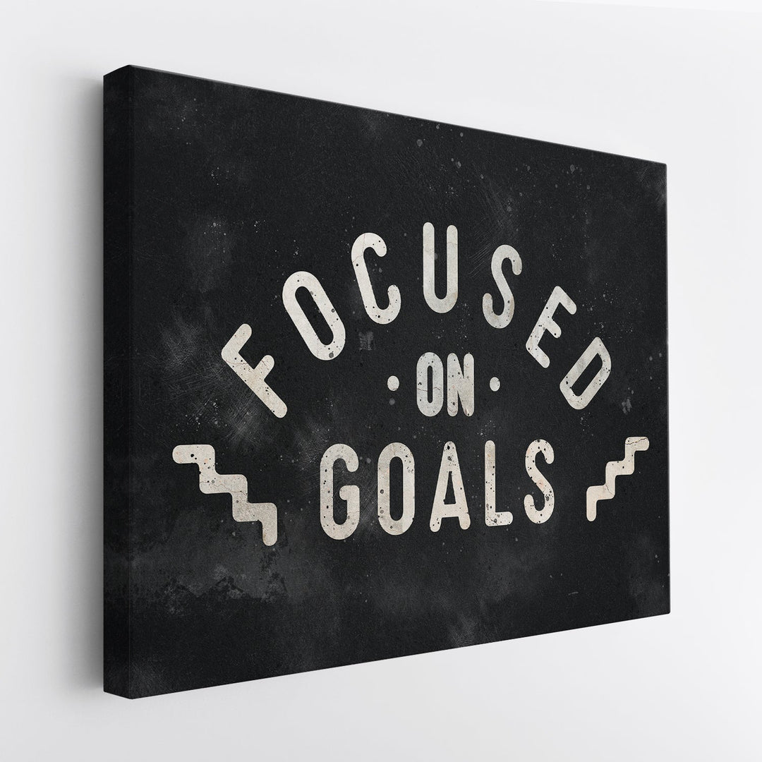 Focused On Goals canvas art