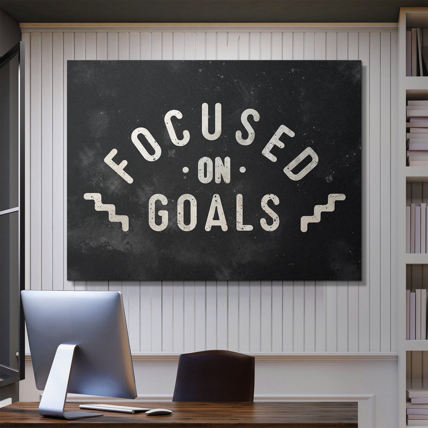 Focused On Goals canvas art