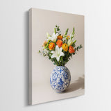 Football Vase canvas wall art