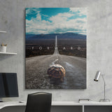 Forward canvas wall art